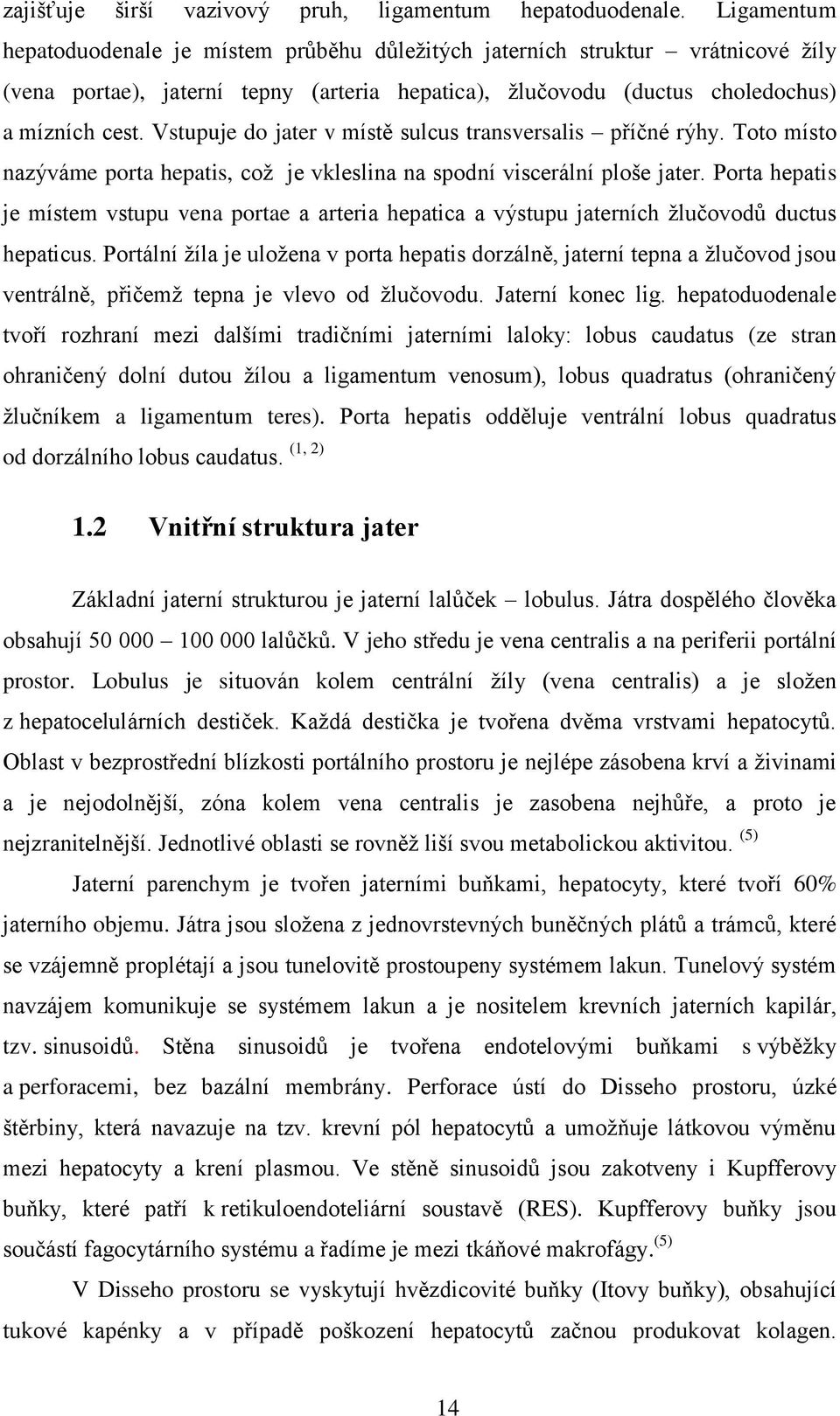 Vstupuje do jater v místě sulcus transversalis příčné rýhy. Toto místo nazýváme porta hepatis, což je vkleslina na spodní viscerální ploše jater.