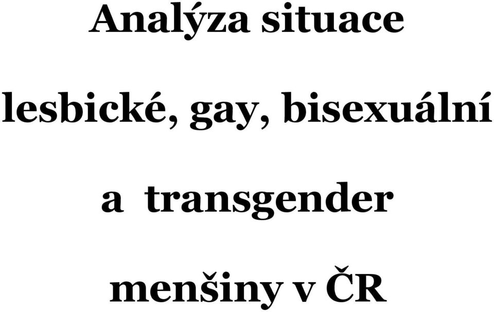 bisexuální a