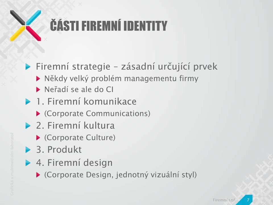 Firemní komunikace (Corporate Communications) 2.