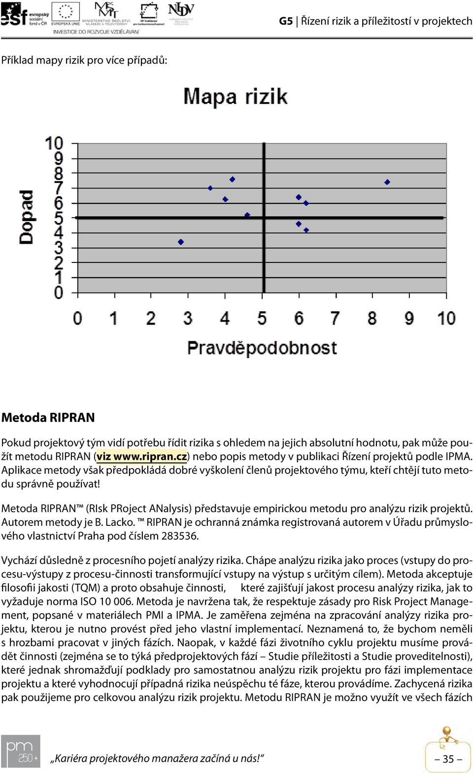 Metoda RIPRAN (RIsk PRoject ANalysis) představuje empirickou metodu pro analýzu rizik projektů. Autorem metody je B. Lacko.