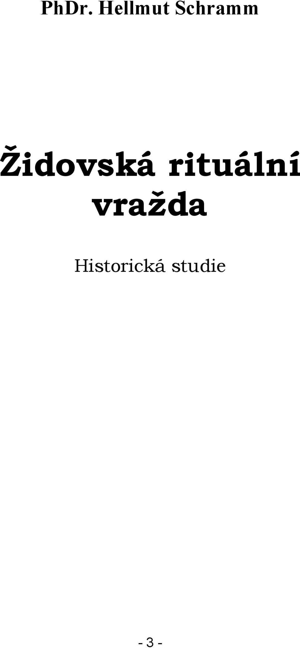 rituální vražda