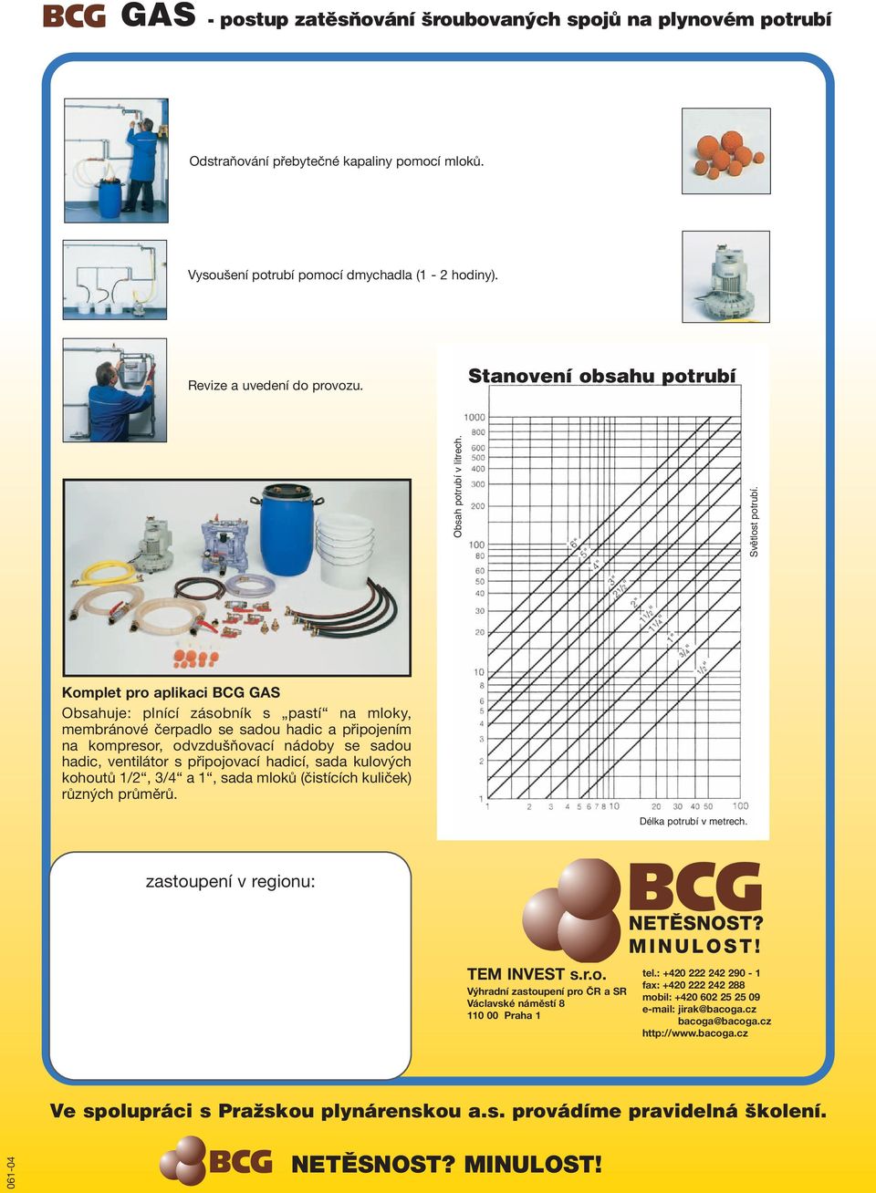Komplet pro aplikaci BCG GAS Obsahuje: plnící zásobník s pastí na mloky, membránové čerpadlo se sadou hadic a připojením na kompresor, odvzdušňovací nádoby se sadou hadic, ventilátor s připojovací