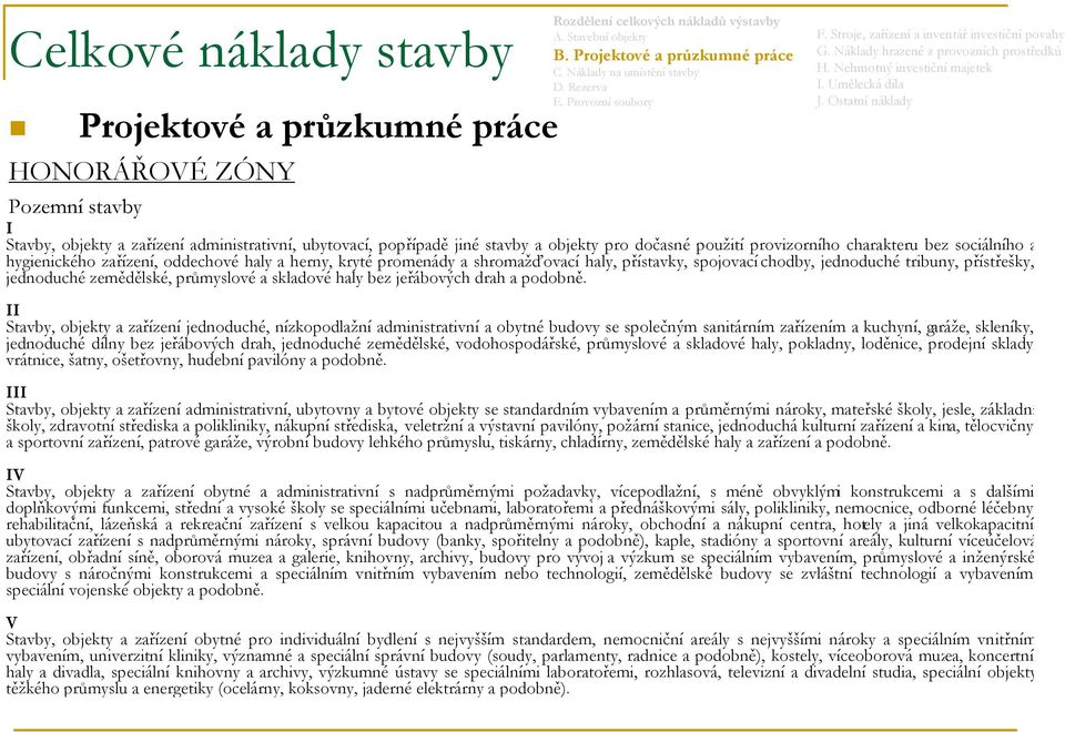 tribuny, přístřešky, jednoduché zemědělské, průmyslové a skladové haly bez jeřábových drah a podobně.