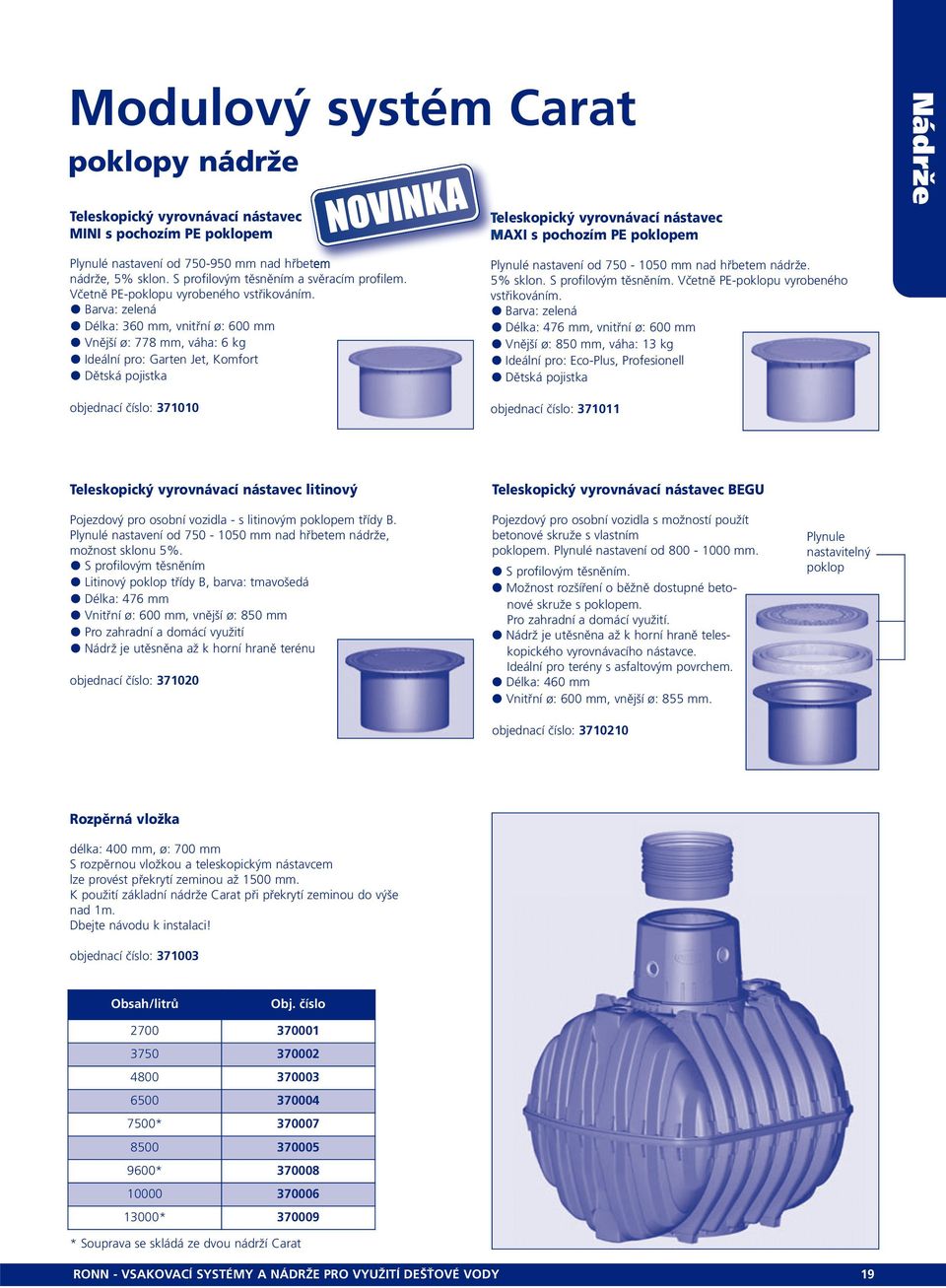 Barva: zelená Délka: 360 mm, vnitřní ø: 600 mm Vnější ø: 778 mm, váha: 6 kg Ideální pro: Garten Jet, Komfort Dětská pojistka objednací číslo: 371010 Plynulé nastavení od 750-1050 mm nad hřbetem