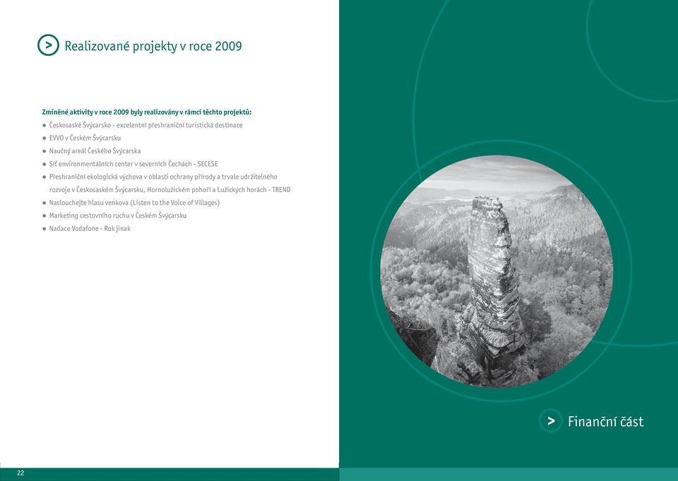 Přeshraniční ekologická výchova v oblasti ochrany přírody a trvale udržitelného rozvoje v Českosaském Švýcarsku, Hornolužickém pohoří a Lužických