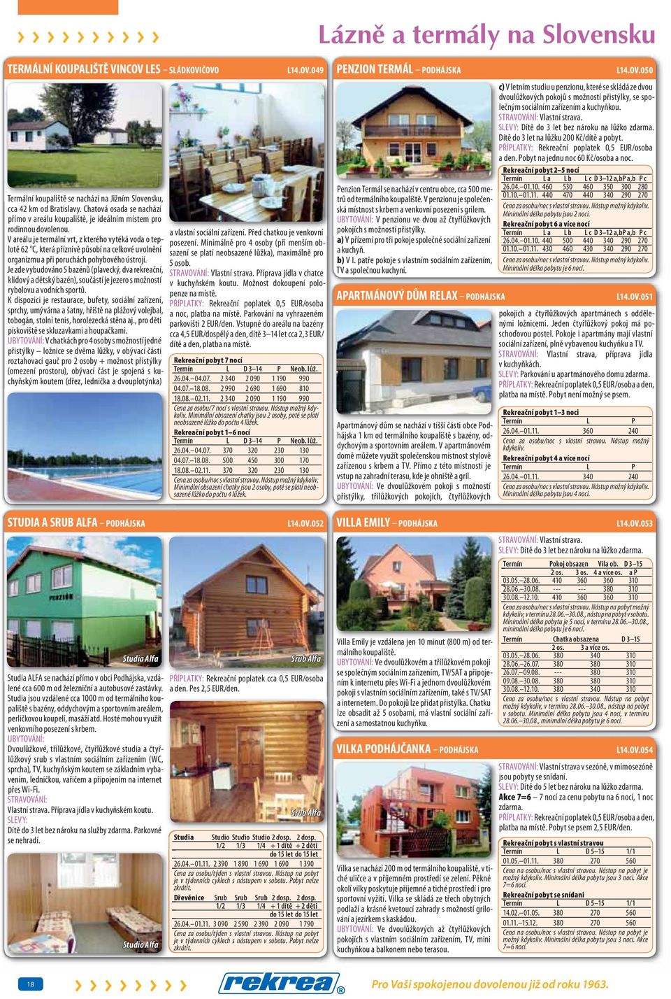 V areálu je termální vrt, z kterého vytéká voda o teplotě 62 C, která příznivě působí na celkové uvolnění organizmu a při poruchách pohybového ústrojí.