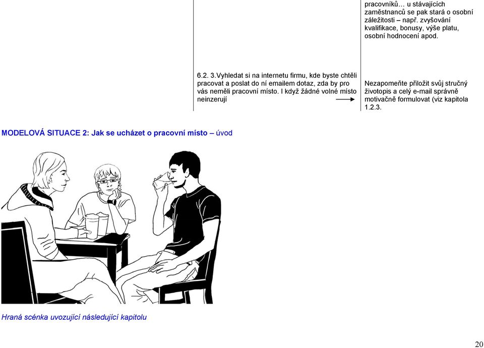 Vyhledat si na internetu firmu, kde byste chtěli pracovat a poslat do ní emailem dotaz, zda by pro vás neměli pracovní místo.