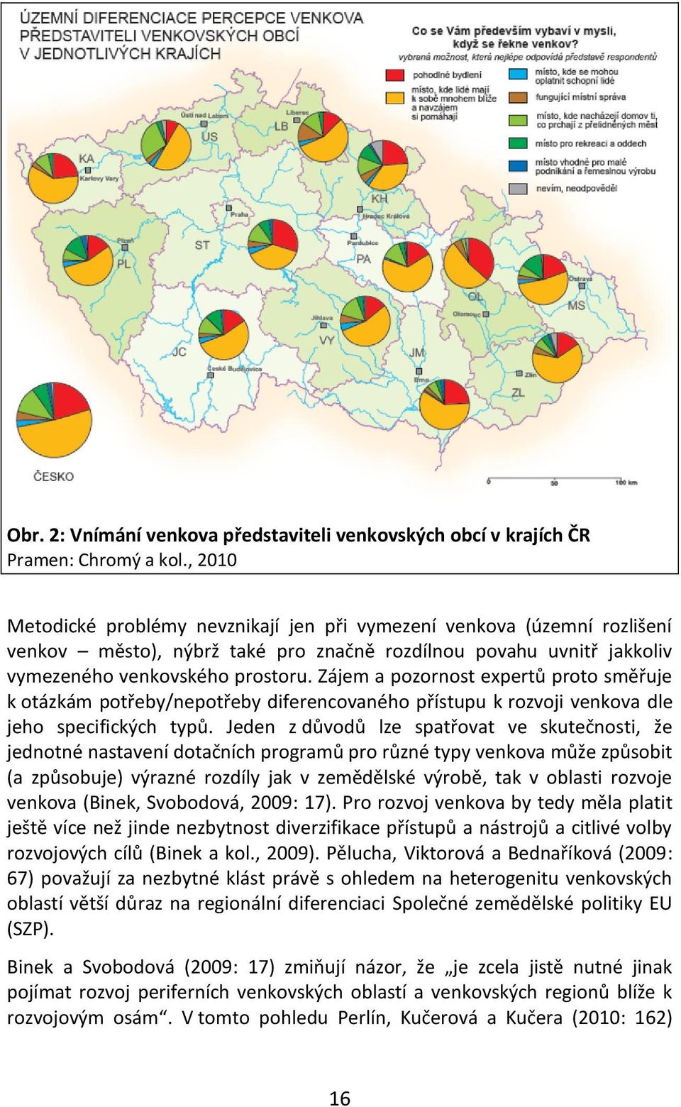 Zájem a pozornost expertů proto směřuje k otázkám potřeby/nepotřeby diferencovaného přístupu k rozvoji venkova dle jeho specifických typů.