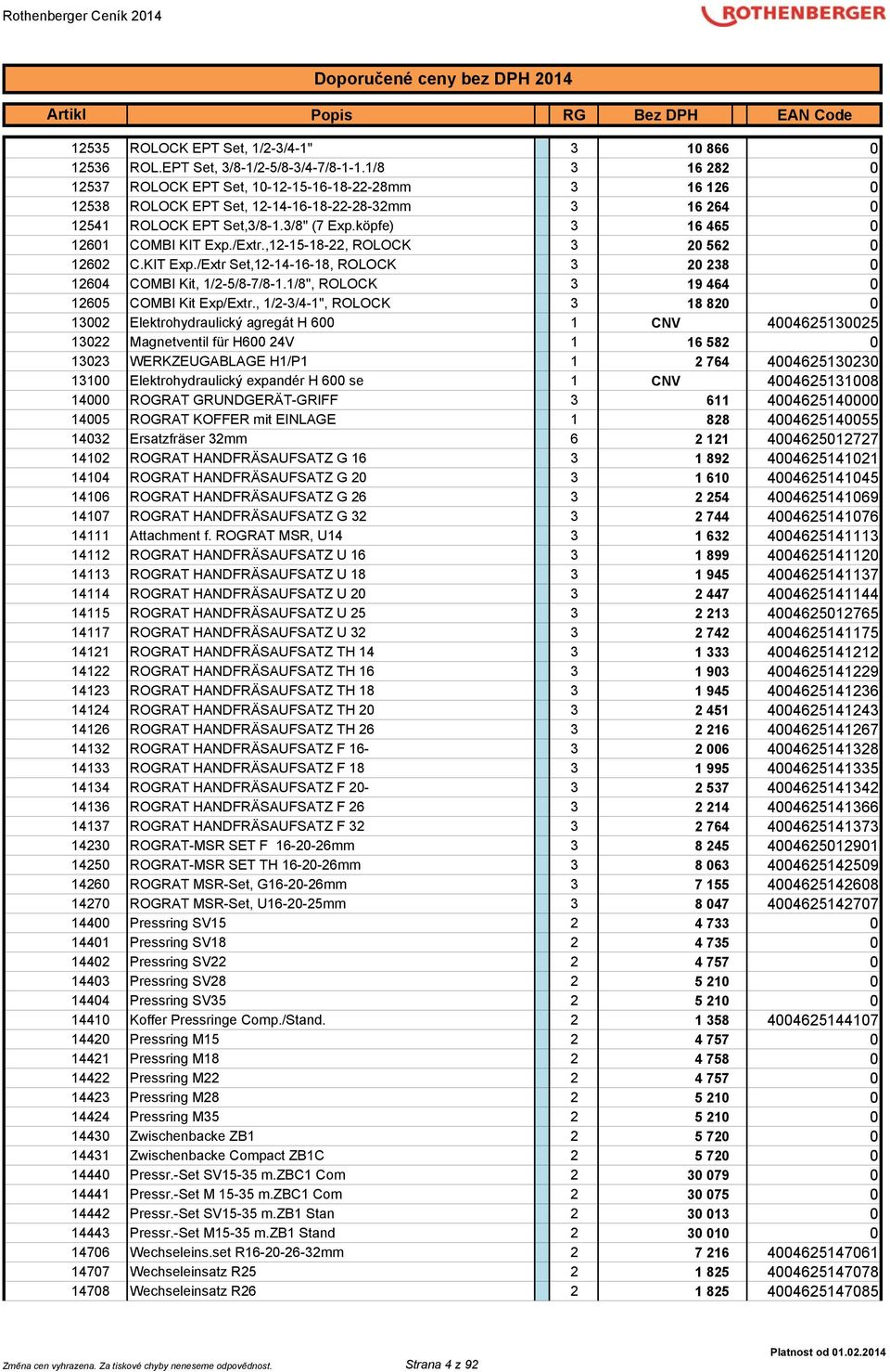 köpfe) 3 16 465 0 12601 COMBI KIT Exp./Extr.,12-15-18-22, ROLOCK 3 20 562 0 12602 C.KIT Exp./Extr Set,12-14-16-18, ROLOCK 3 20 238 0 12604 COMBI Kit, 1/2-5/8-7/8-1.