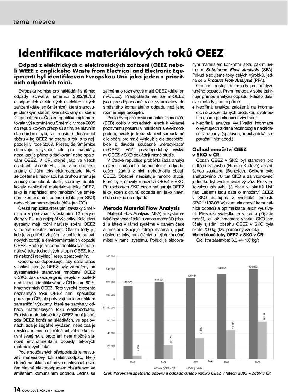 Evropská Komise pro nakládání s těmito odpady schválila směrnici 2002/96/ES o odpadních elektrických a elektronických zařízení (dále jen Směrnice), která stanovuje členským státům kvantifikovaný cíl