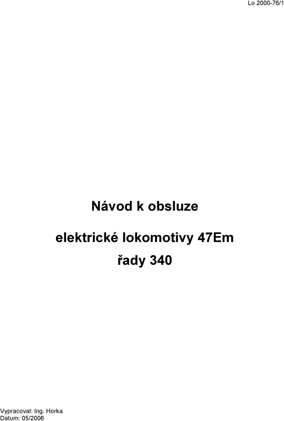 lokomotivy 47Em řady 340