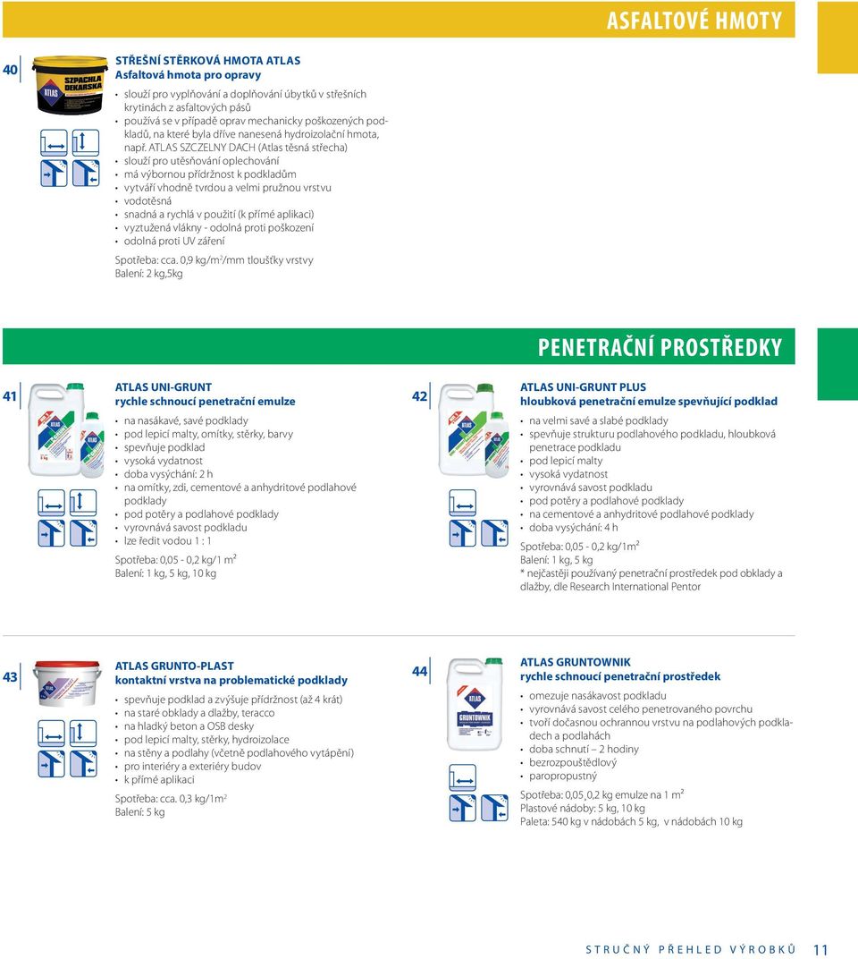ATLAS SZCZELNY DACH (Atlas těsná střecha) slouží pro utěsňování oplechování má výbornou přídržnost k podkladům vytváří vhodně tvrdou a velmi pružnou vrstvu vodotěsná snadná a rychlá v použití (k