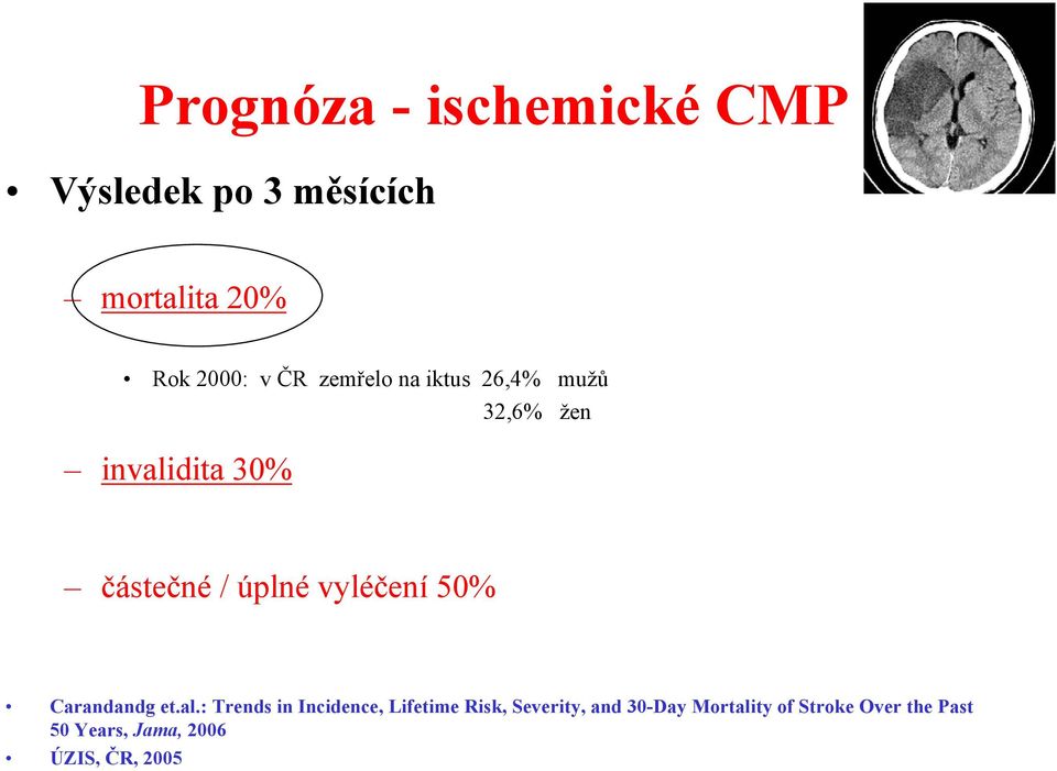 vyléčení 50% Carandandg et.al.