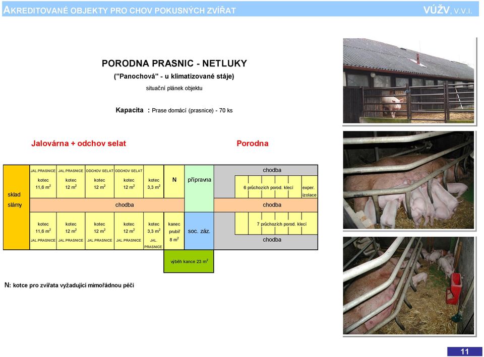 Porodna sklad JAL.PRASNICE JAL.