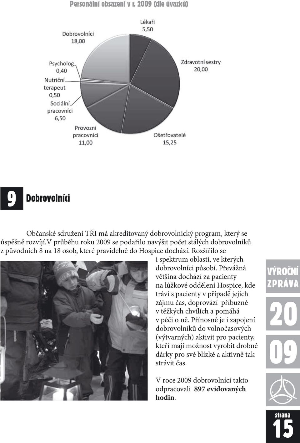 Rozšířilo se i spektrum oblastí, ve kterých dobrovolníci působí.