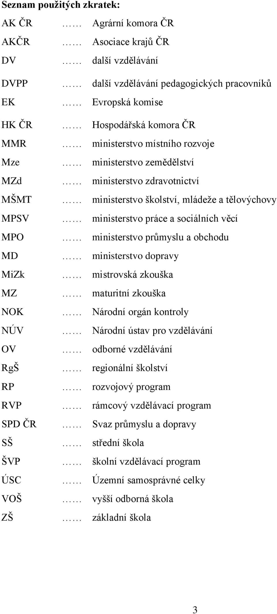 tělovýchovy ministerstvo práce a sociálních věcí ministerstvo průmyslu a obchodu ministerstvo dopravy mistrovská zkouška maturitní zkouška Národní orgán kontroly Národní ústav pro vzdělávání