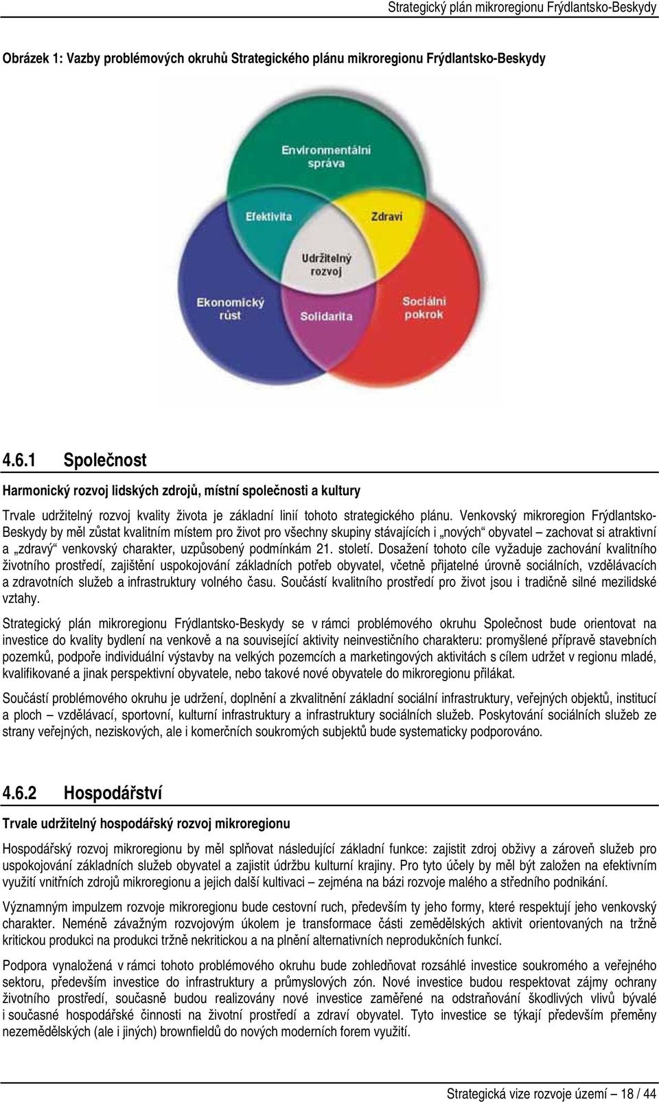 Venkovský mikroregion Frýdlantsko- Beskydy by měl zůstat kvalitním místem pro život pro všechny skupiny stávajících i nových obyvatel zachovat si atraktivní a zdravý venkovský charakter, uzpůsobený