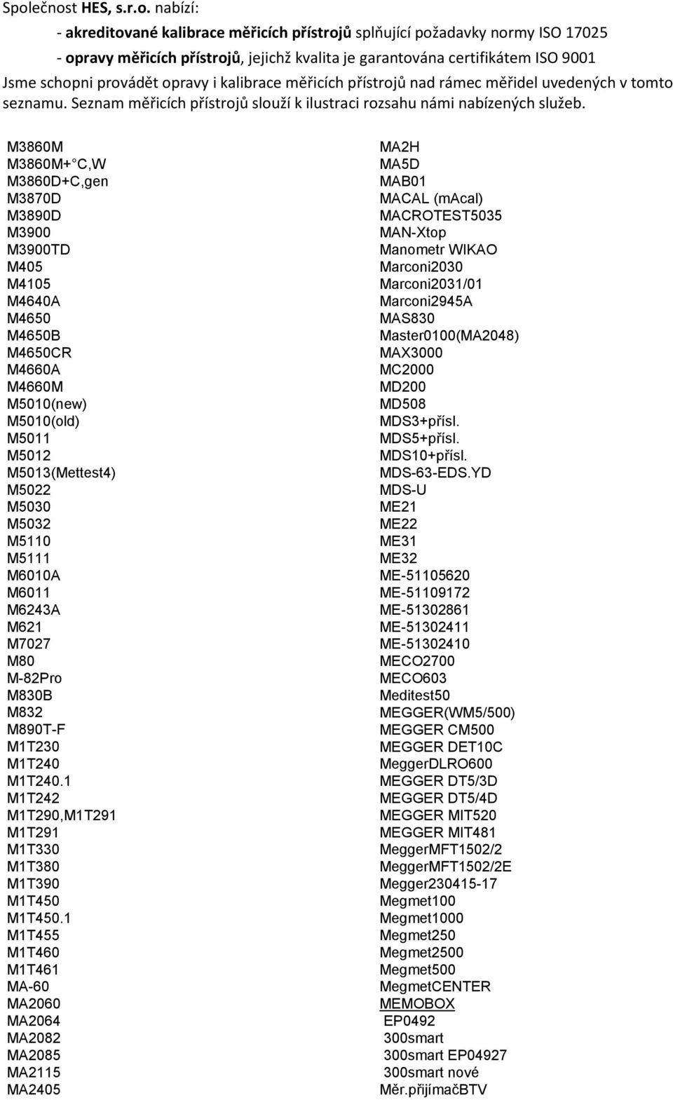 1 M1T455 M1T460 M1T461 MA-60 MA2060 MA2064 MA2082 MA2085 MA2115 MA2405 MA2H MA5D MAB01 MACAL (macal) MACROTEST5035 MAN-Xtop Manometr WIKAO Marconi2030 Marconi2031/01 Marconi2945A MAS830