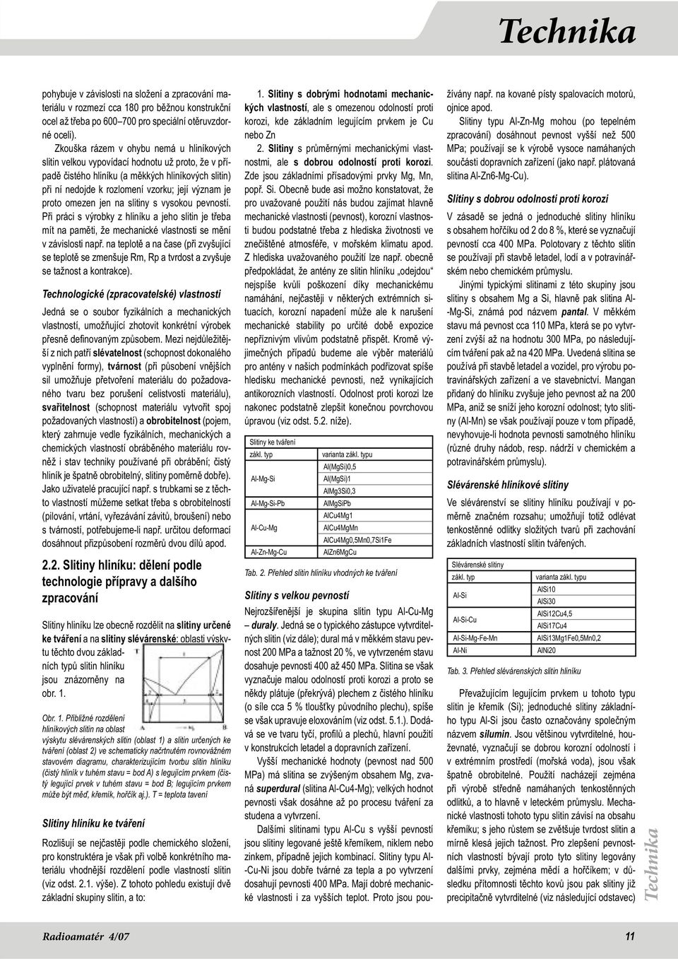 omezen jen na slitiny s vysokou pevností. Při práci s výrobky z hliníku a jeho slitin je třeba mít na paměti, že mechanické vlastnosti se mění v závislosti např.