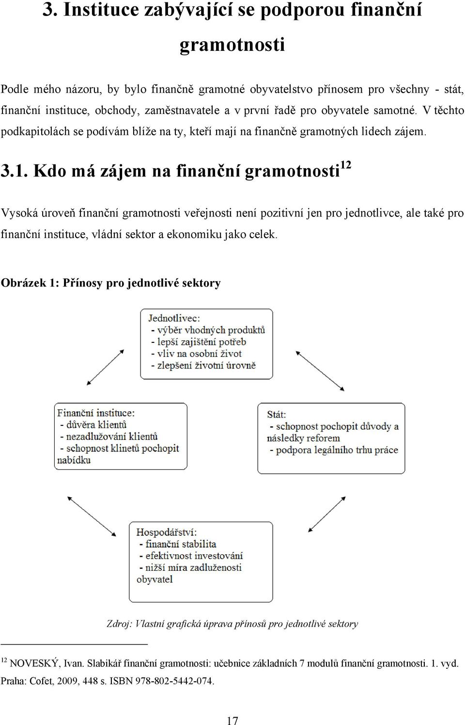 Kdo má zájem na finanční gramotnosti 12 Vysoká úroveň finanční gramotnosti veřejnosti není pozitivní jen pro jednotlivce, ale také pro finanční instituce, vládní sektor a ekonomiku jako celek.