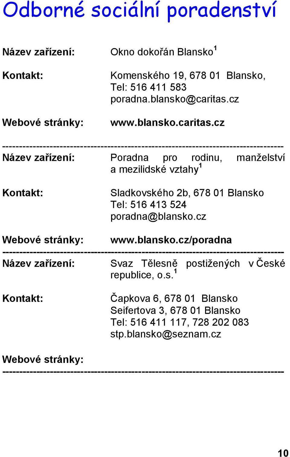 cz www.blansko.caritas.