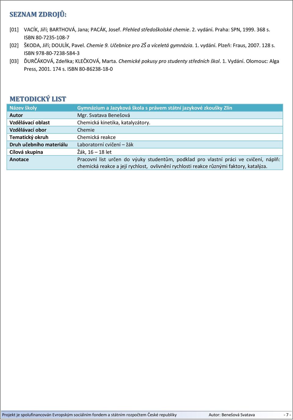 Olomouc: Alga Press, 2001. 174 s.