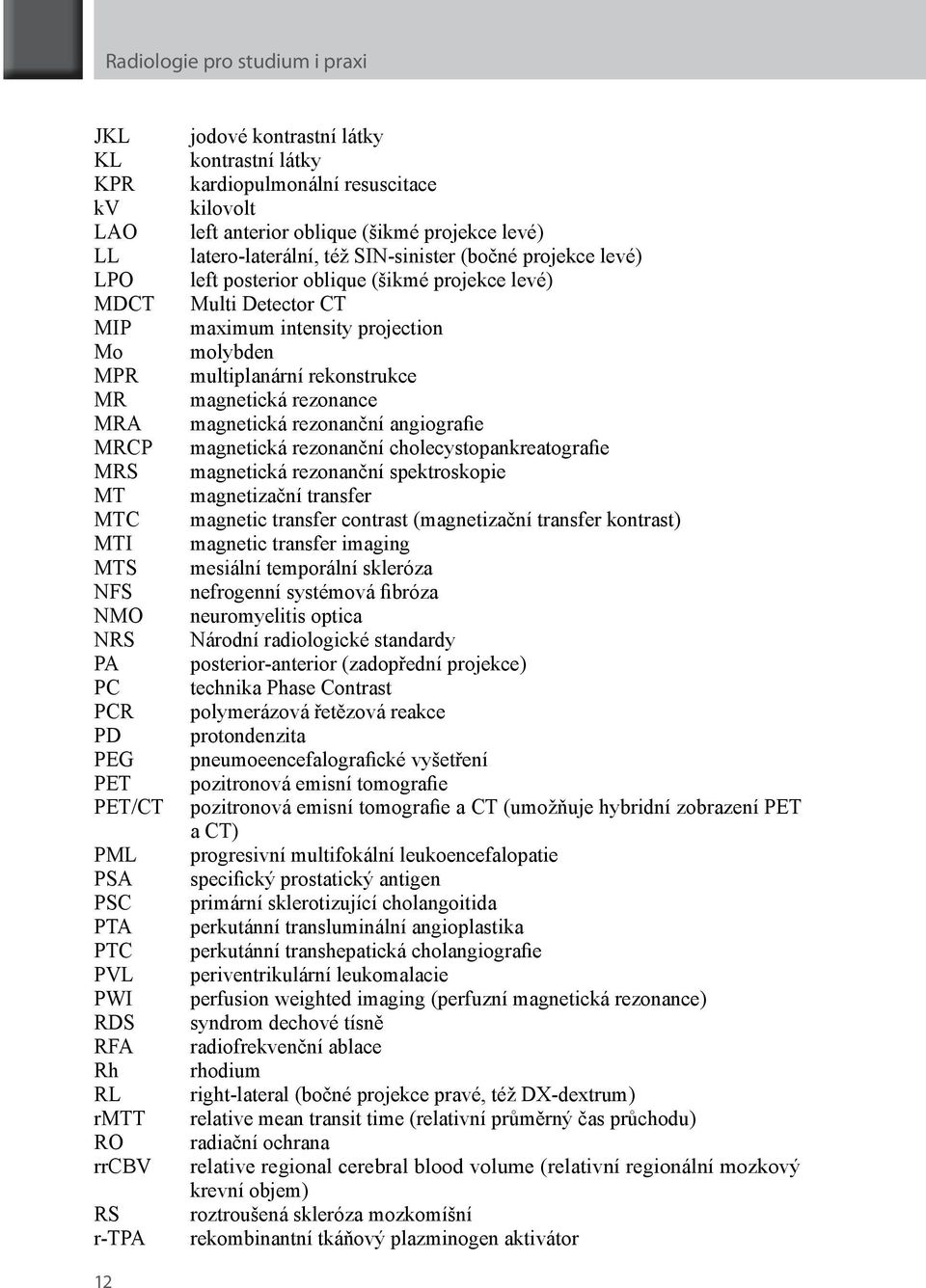 posterior oblique (šikmé projekce levé) Multi Detector CT maximum intensity projection molybden multiplanární rekonstrukce magnetická rezonance magnetická rezonanční angiografie magnetická rezonanční