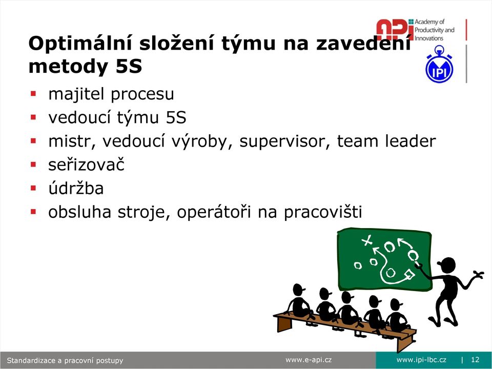 leader seřizovač údrţba obsluha stroje, operátoři na