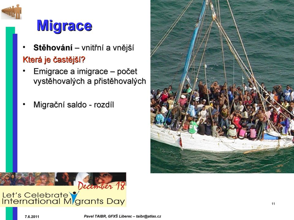 Emigrace a imigrace počet