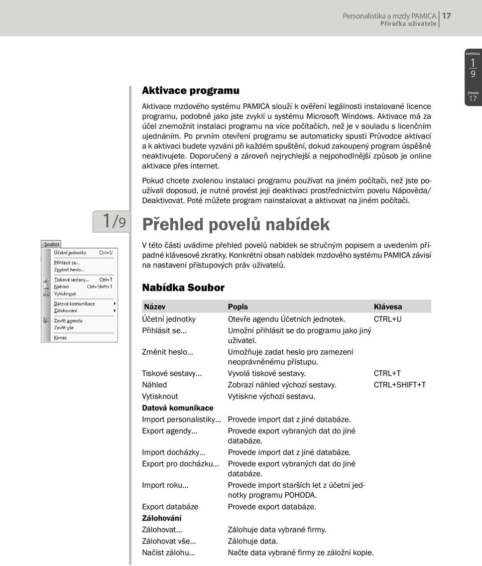 Po prvním otevření programu se automaticky spustí Průvodce aktivací a k aktivaci budete vyzváni při každém spuštění, dokud zakoupený program úspěšně neaktivujete.