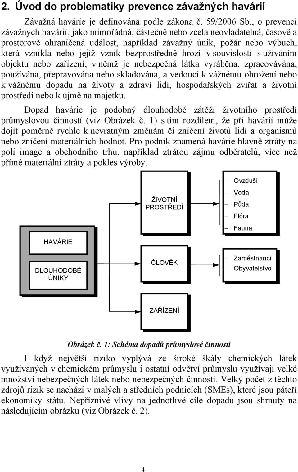 bezprostředně hrozí v souvislosti s užíváním objektu nebo zařízení, v němž je nebezpečná látka vyráběna, zpracovávána, používána, přepravována nebo skladována, a vedoucí k vážnému ohrožení nebo k