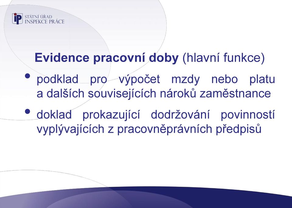 souvisejících nároků zaměstnance doklad