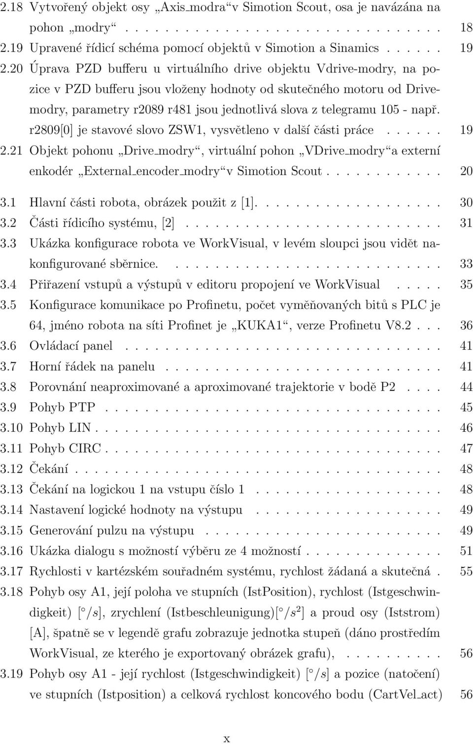 105 - např. r2809[0] je stavové slovo ZSW1, vysvětleno v další části práce...... 19 2.