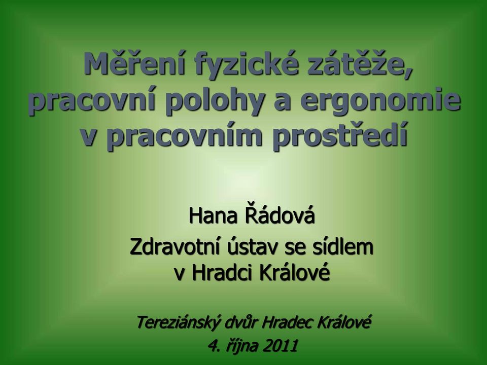 Zdravotní ústav se sídlem v Hradci Králové