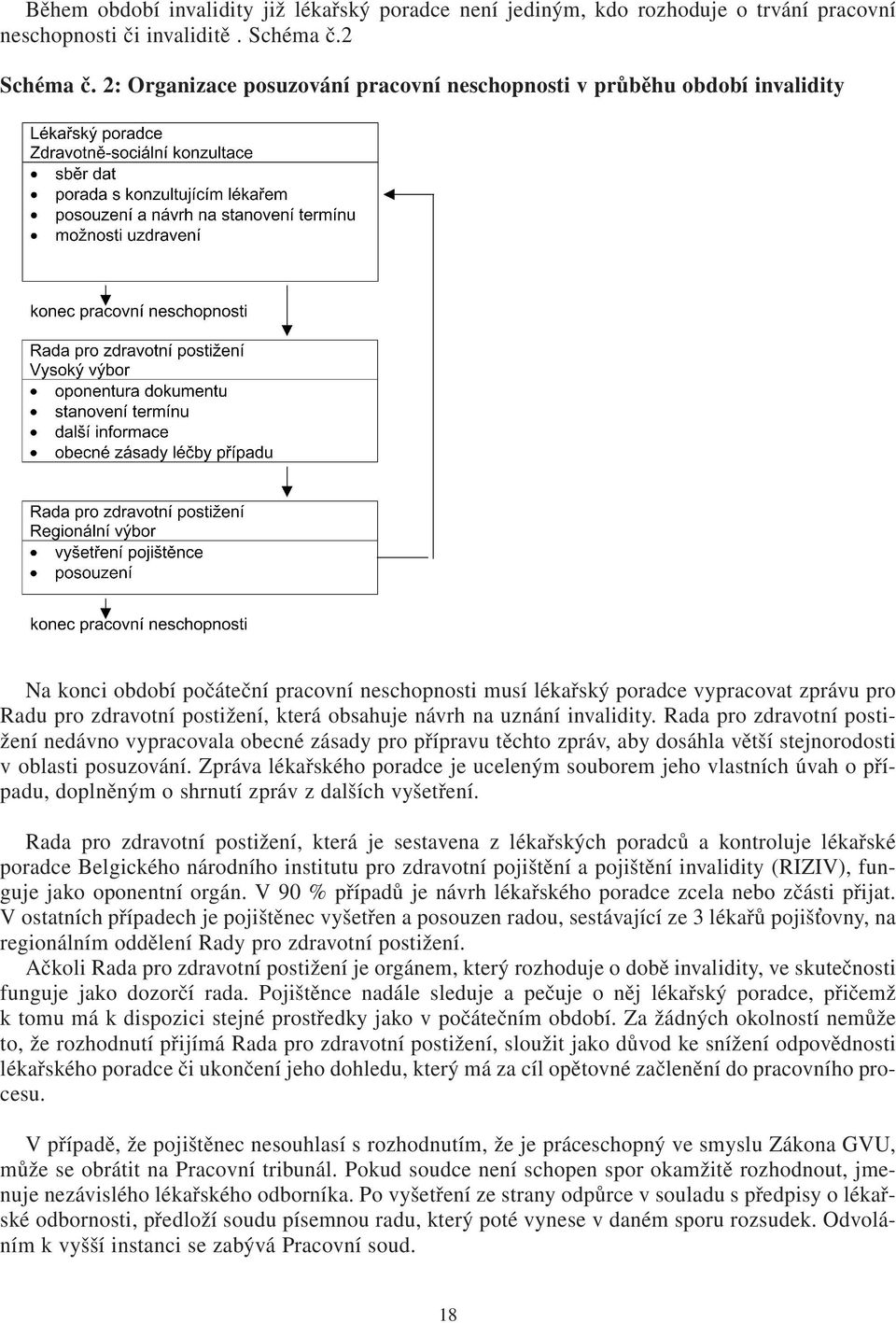 která obsahuje návrh na uznání invalidity. Rada pro zdravotní postižení nedávno vypracovala obecné zásady pro přípravu těchto zpráv, aby dosáhla větší stejnorodosti v oblasti posuzování.