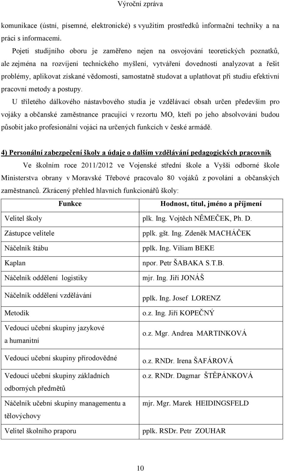 vědomosti, samostatně studovat a uplatňovat při studiu efektivní pracovní metody a postupy.