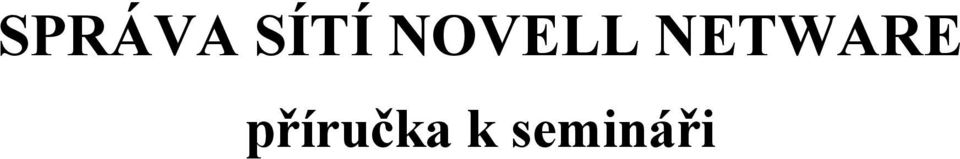 NETWARE