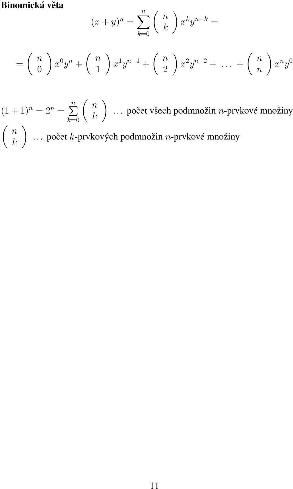 .. + n ) x n y 0 ( ) (1 + 1) n = 2 n = n n.