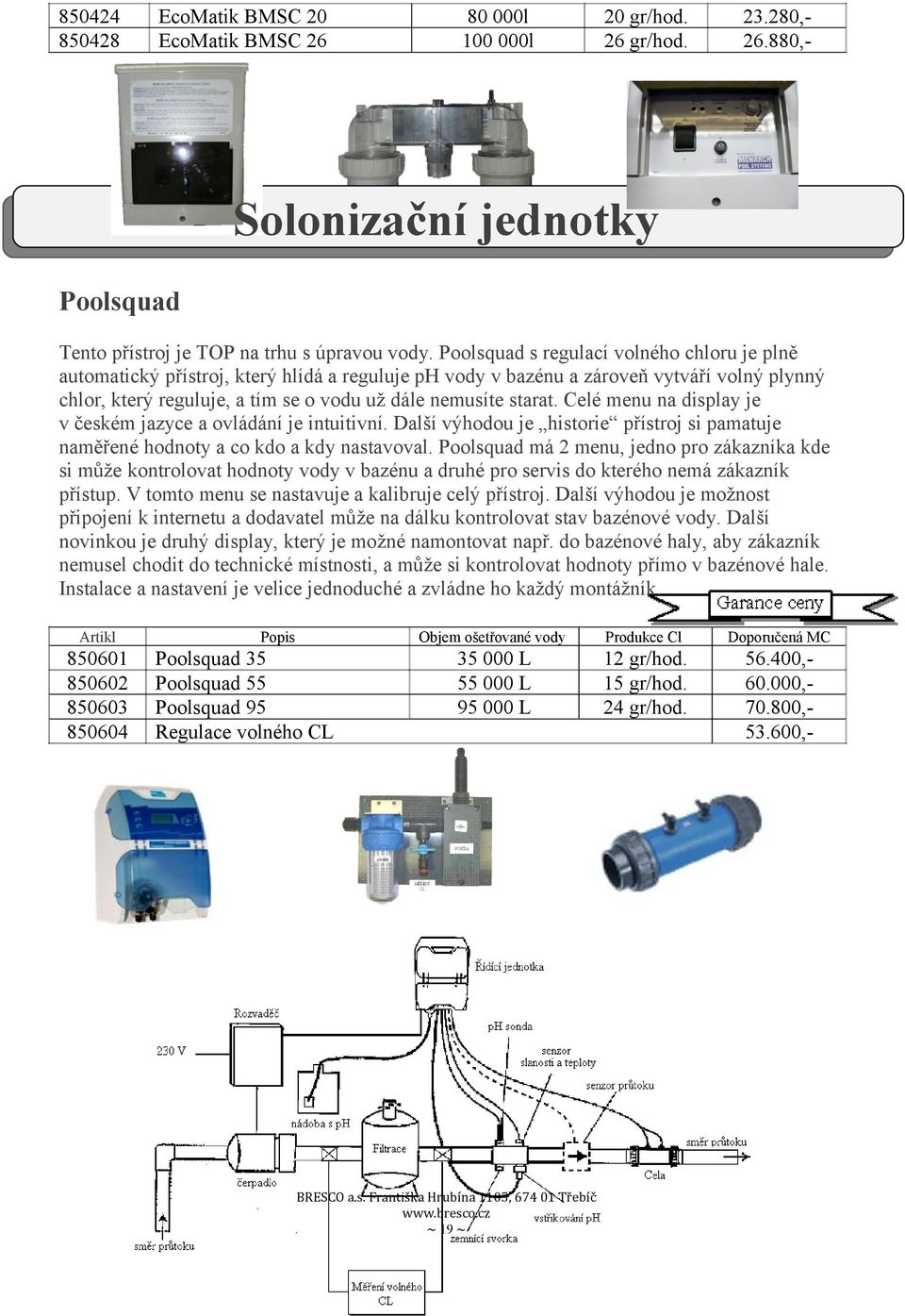 Celé menu na display je v českém jazyce a ovládání je intuitivní. Další výhodou je historie přístroj si pamatuje naměřené hodnoty a co kdo a kdy nastavoval.