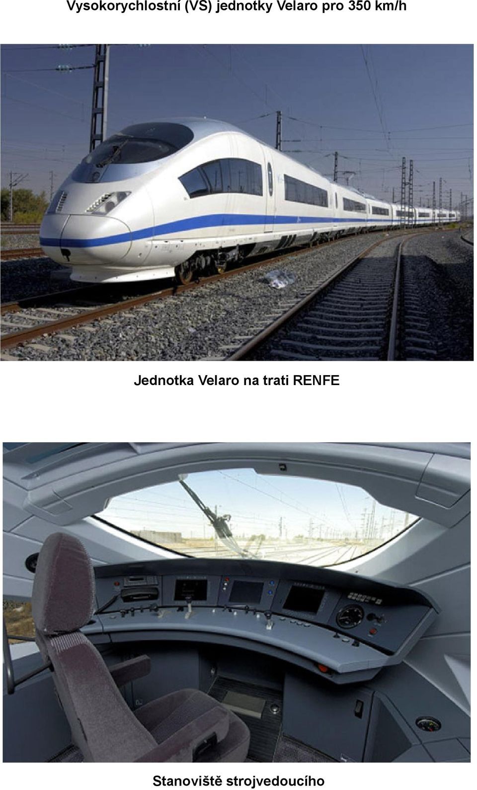 km/h Jednotka Velaro na