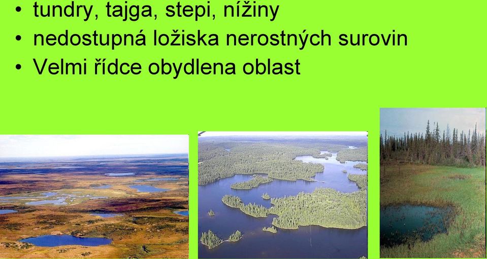 ložiska nerostných