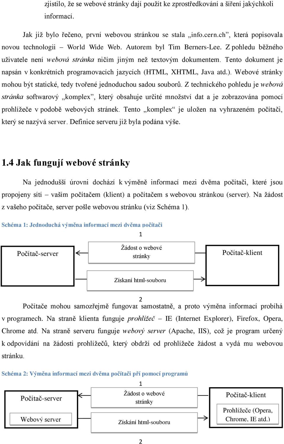 Tento dokument je napsán v konkrétních programovacích jazycích (HTML, XHTML, Java atd.). Webové stránky mohou být statické, tedy tvořené jednoduchou sadou souborů.