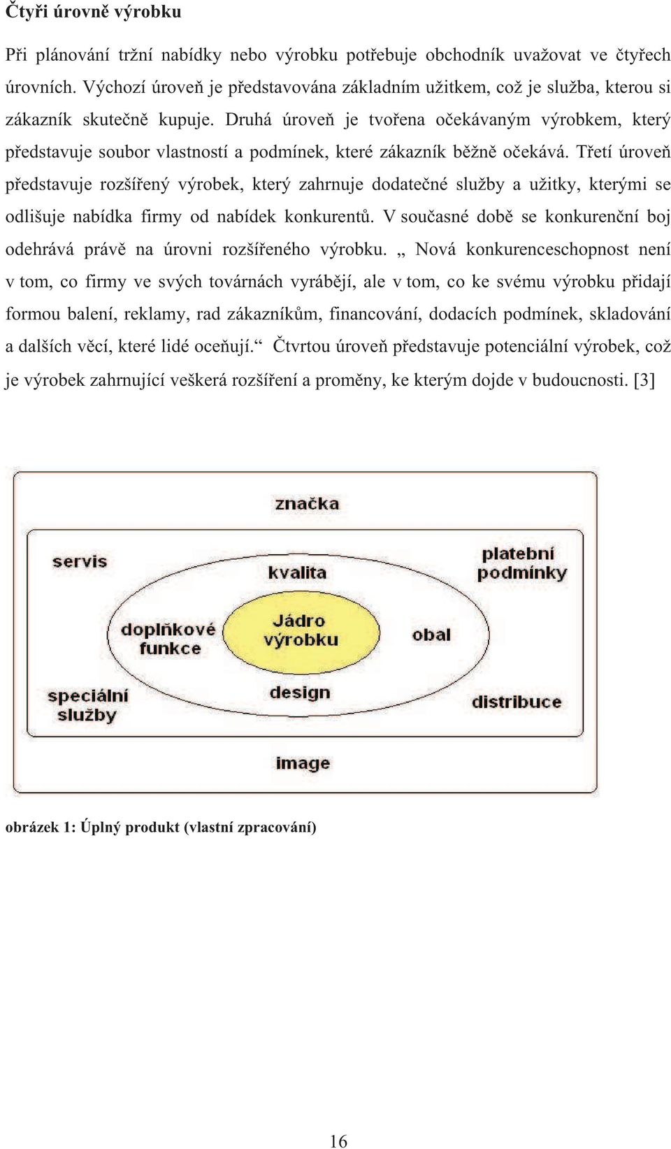 Druhá úrove je tvo ena o ekávaným výrobkem, který p edstavuje soubor vlastností a podmínek, které zákazník b žn o ekává.