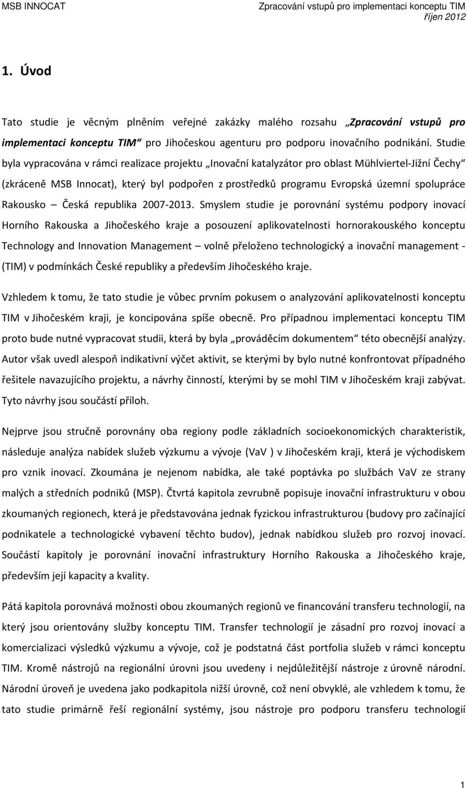 Rakousko Česká republika 2007-2013.