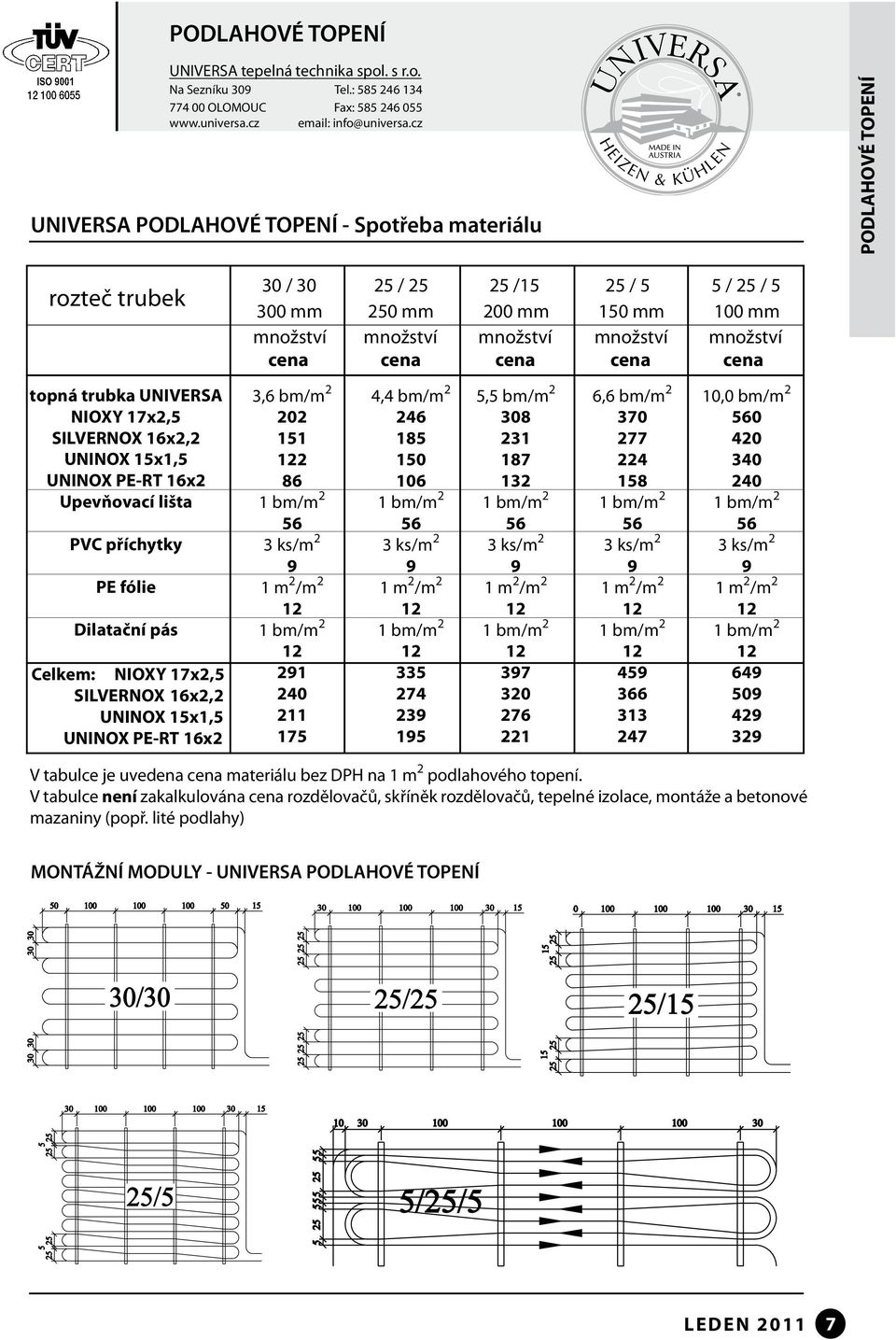 množství množství množství cena cena cena cena cena 3,6 bm/m 2 202 151 122 86 1 bm/m 2 56 3 m 2 9 1 m 2 /m 2 12 1 bm/m 2 12 291 240 211 175 4,4 bm/m 2 246 185 150 106 1 bm/m 2 56 3 m 2 9 1 m 2 /m 2