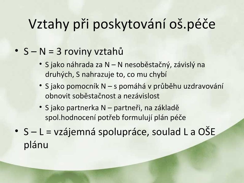 nahrazuje to, co mu chybí S jako pomocník N s pomáhá v průběhu uzdravování obnovit