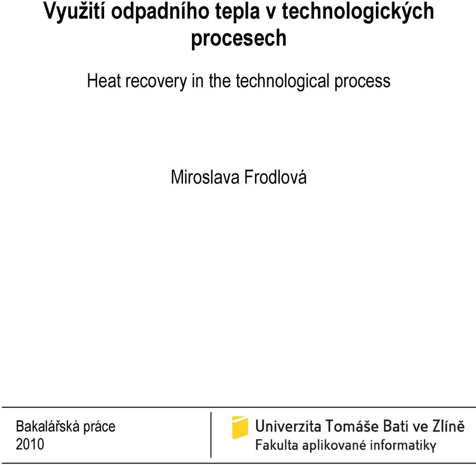 recovery in the technological