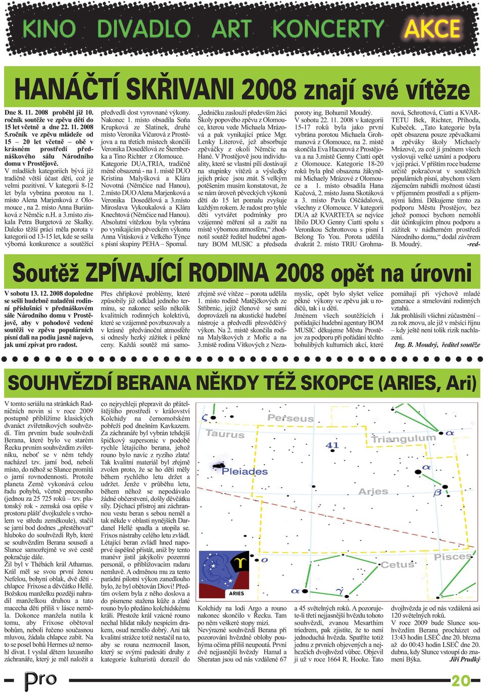 V kategorii 8-12 let byla vybrána porotou na 1. místo Alena Marjenková z Olomouce, na 2. místo Anna Buriánková z Němčic n.h. a 3.místo získala Petra Burgetová ze Skalky.