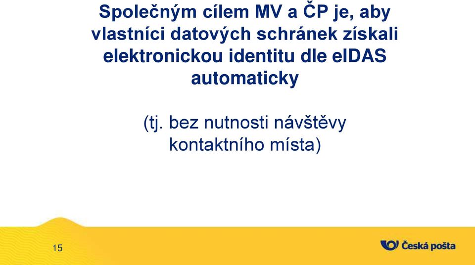 elektronickou identitu dle eidas