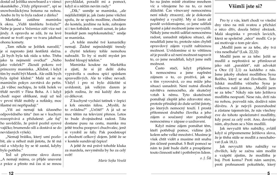 Mít doma plamínek Betlémského světla a nenechat ho zhasnout po dlouhé cestě se stalo symbolem a znamená to stát se součástí nekonečného řetězu domovů propojených symbolem naděje a duchovního